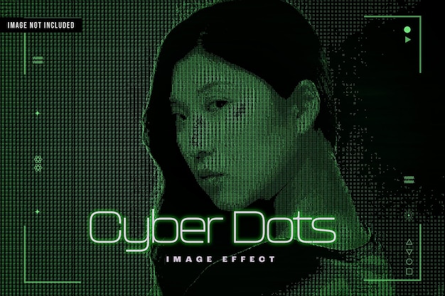 Bild-Effekt der Cyber-Punkte