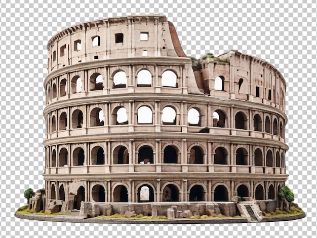PSD bild eines römischen kolosseums auf durchsichtigem hintergrund