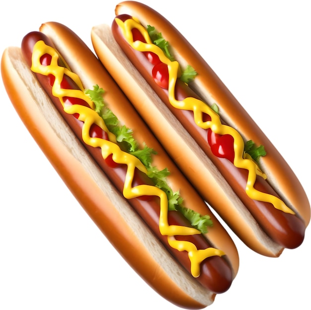 PSD bild von köstlich aussehenden hotdogs aigenerated