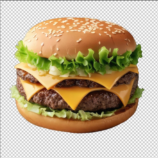 PSD bildperfektes fast-food-burger-bild