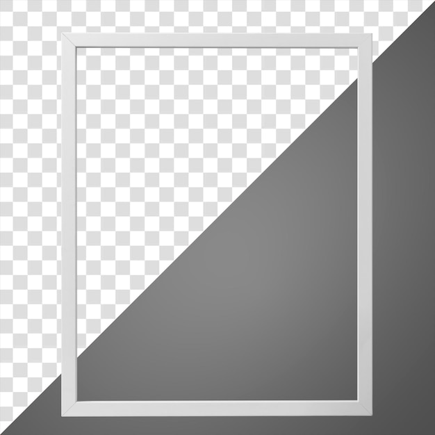 Bildrahmen-Mockup png digitales Element-Aufkleber