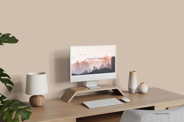 Bildschirm-Desktop-Mockup