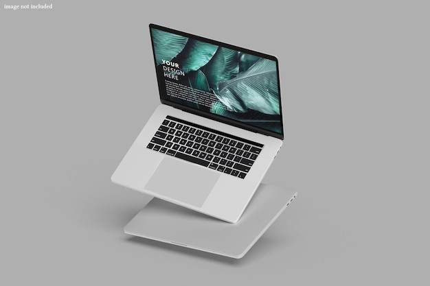 Bildschirmmodell für digitales Laptop-Gerät