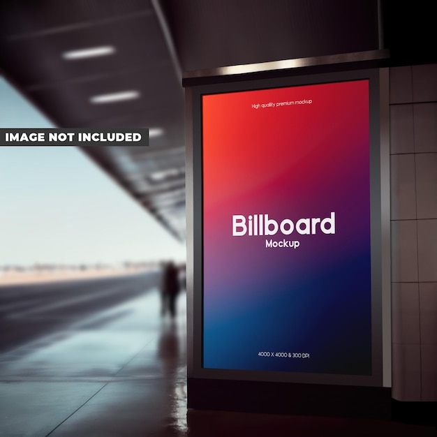 Billboard anuncia um produto para outdoor.