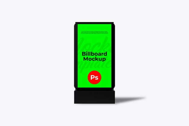 Billboard lightbox mockup