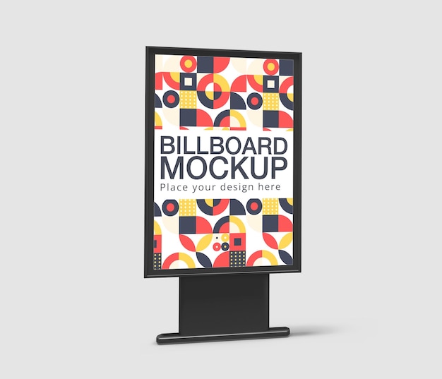 Billboard mockup für straßenwerbung billboard mockup