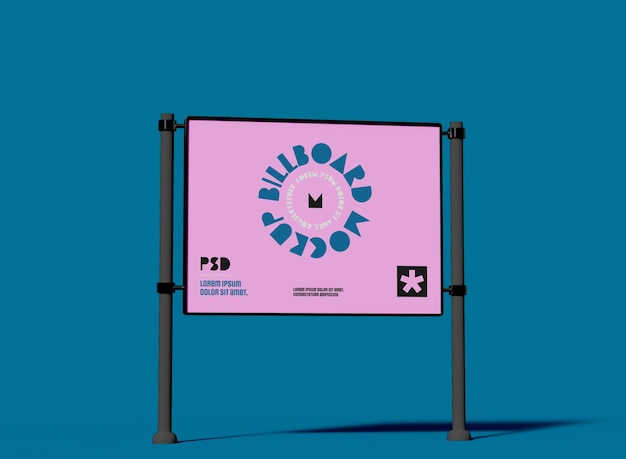 PSD billboard mockup