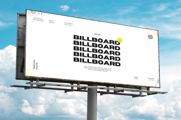 PSD billboard mockup