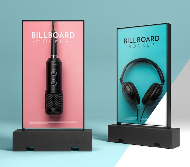 PSD billboard studio verspotten