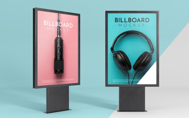 PSD billboard studio verspotten