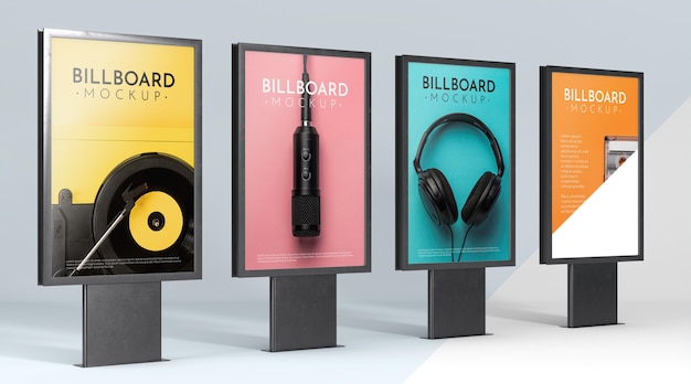 PSD billboard studio verspotten