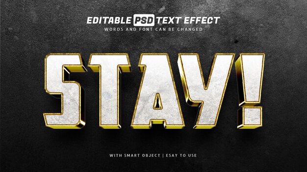 Bílý 3D textový efekt k úpravám