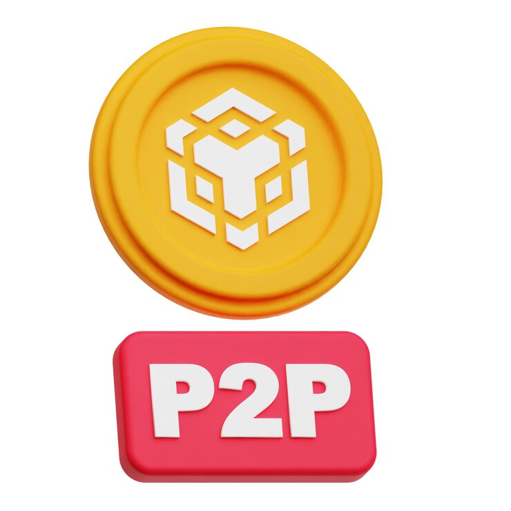 PSD binance cryptocoin icon 3d aislado en el fondo blanco