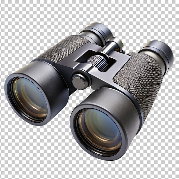 PSD binocular em fundo transparente