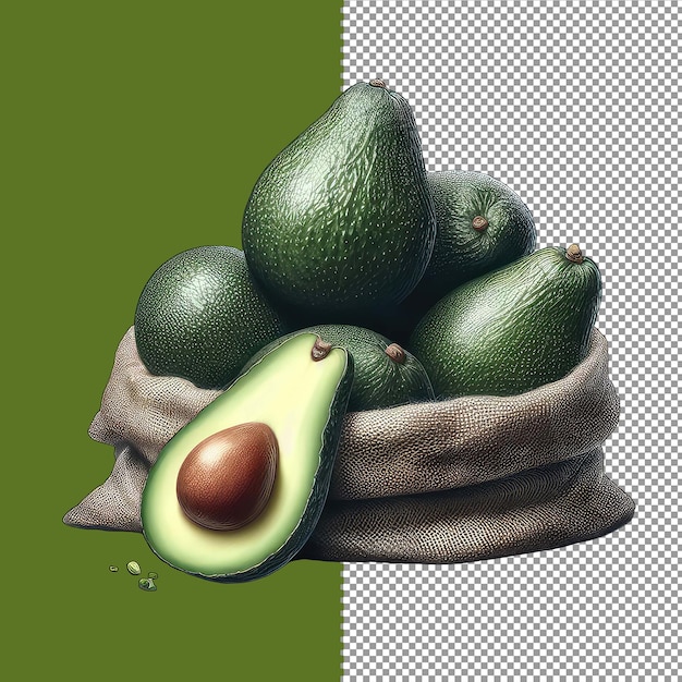 PSD bio-avocado-bountypng