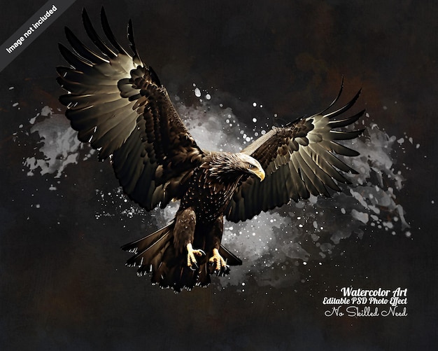 bird digital painting template