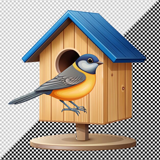 PSD bird house