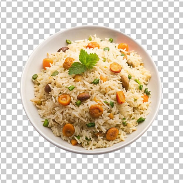 PSD biryani em fundo branco