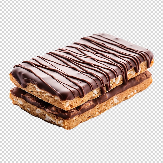 Biscoito de chocolate en un fondo transparente png