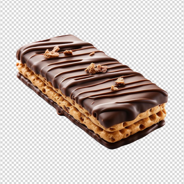 Biscoito de chocolate en un fondo transparente png