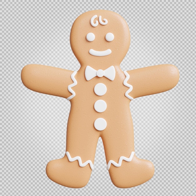 PSD biscoito de natal 3d