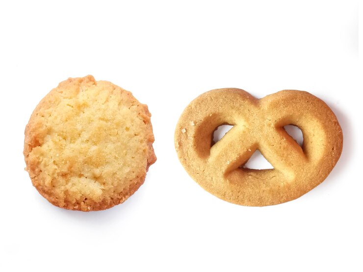 PSD biscoitos de manteiga fundo transparente