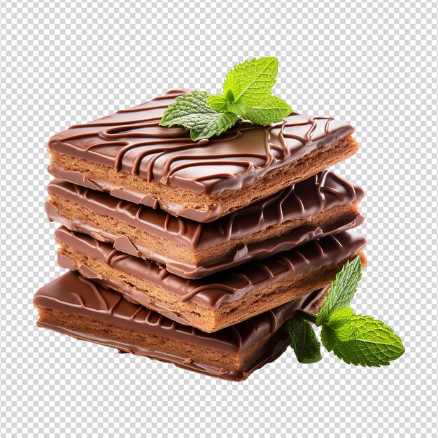 Biscuit Au Chocolat Sur Fond Transparent Png