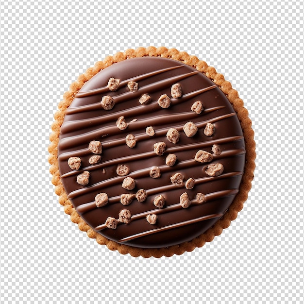 Biscuit Au Chocolat Sur Fond Transparent Png