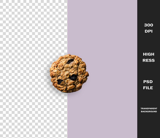 PSD un biscuit avec une image d'un biscuit dessus et une photo d'un biscuit avec les mots 