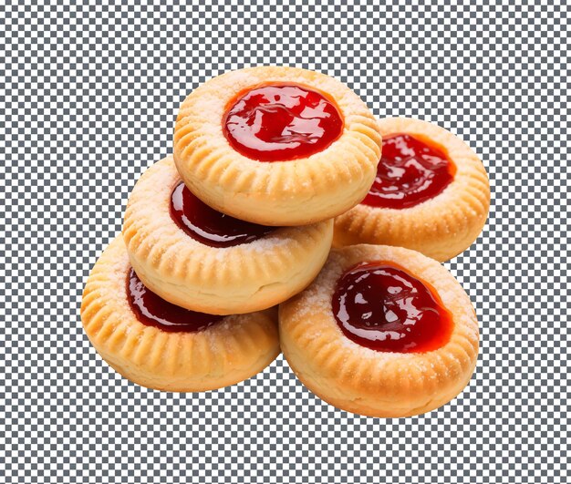 Des Biscuits Frais Et Sucrés Isolés Sur Un Fond Transparent