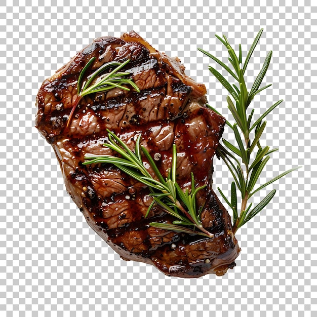 PSD bistec de ribeye png con fondo transparente