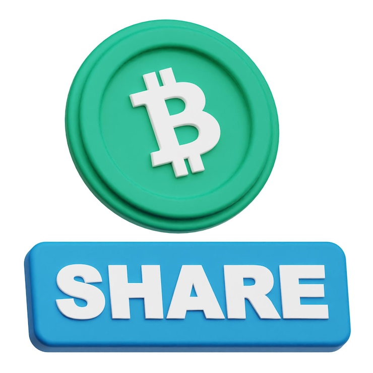 PSD bitcoin cash 3d icon isolated on the white background