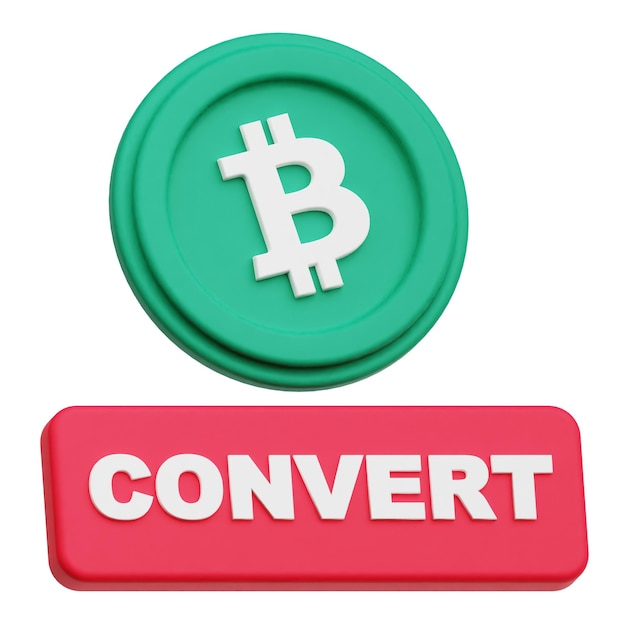 Bitcoin Cash 3D-Symbol isoliert auf weißem Hintergrund