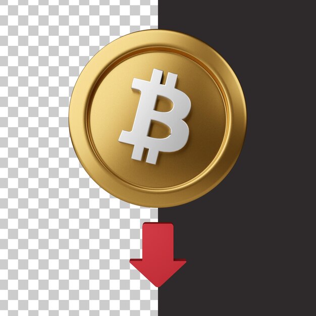 bitcoin en renderizado 3d