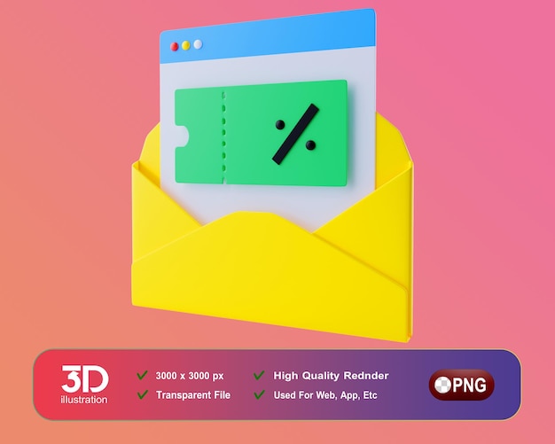 Bizzy 3d icon pack para agencia de negocios y marketing icon emailmarketing