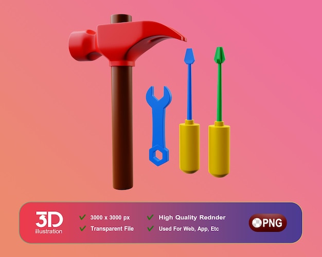 Bizzy 3D Icon Pack para agencia de negocios y marketing Icon equipment