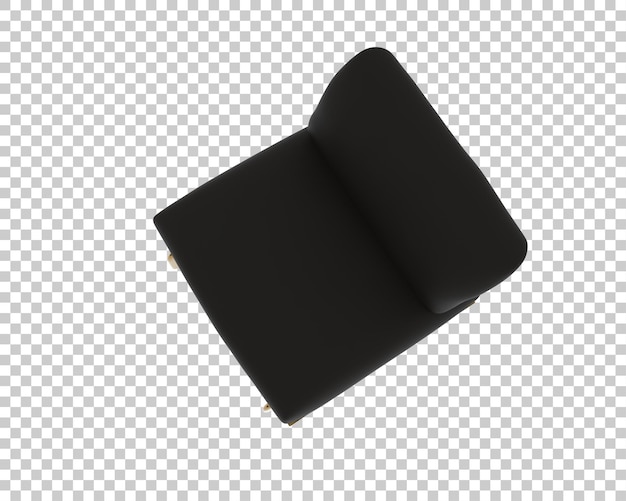 Black Armchair Top View