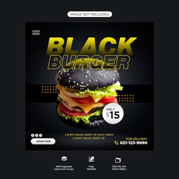 Black Burger delicioso