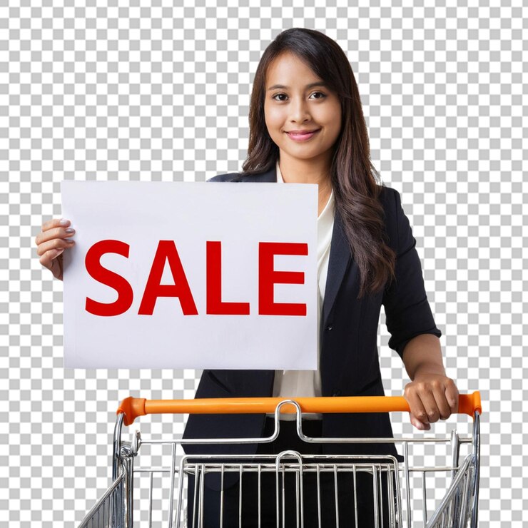 PSD black friday concept 3d texto en el carrito