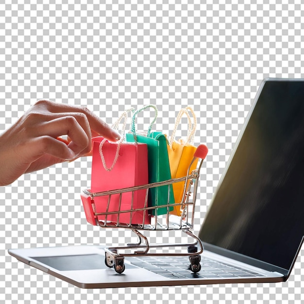 Black Friday Concept 3D Texto no carrinho
