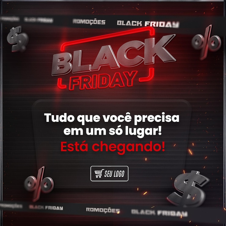 PSD black friday folheto de ofertas black week encarte de ofertas
