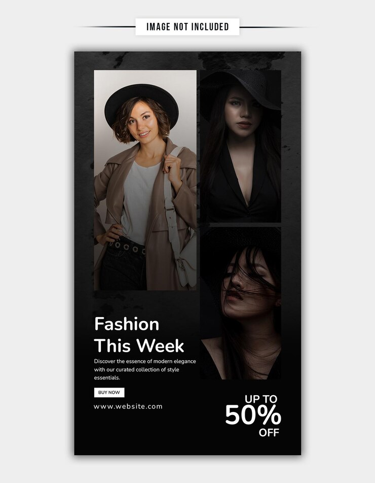 PSD black friday nuova settimana della moda nuova collezione nuovi articoli vende instagram stories