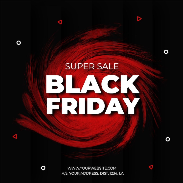 PSD black friday poster psd file fully editable
