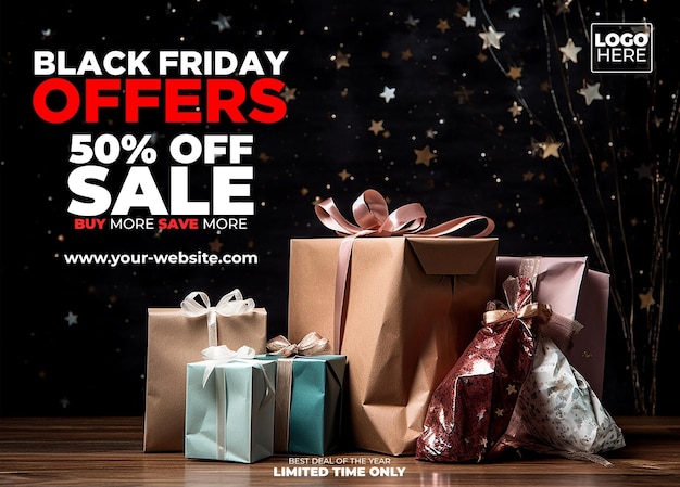 Black Friday Promotion Offers Social Media Poster PSD