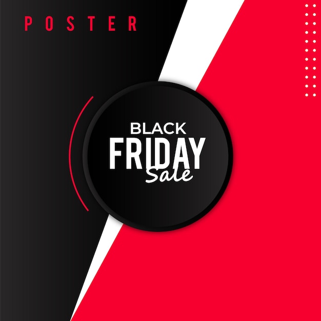 Black friday sale-banner und -poste