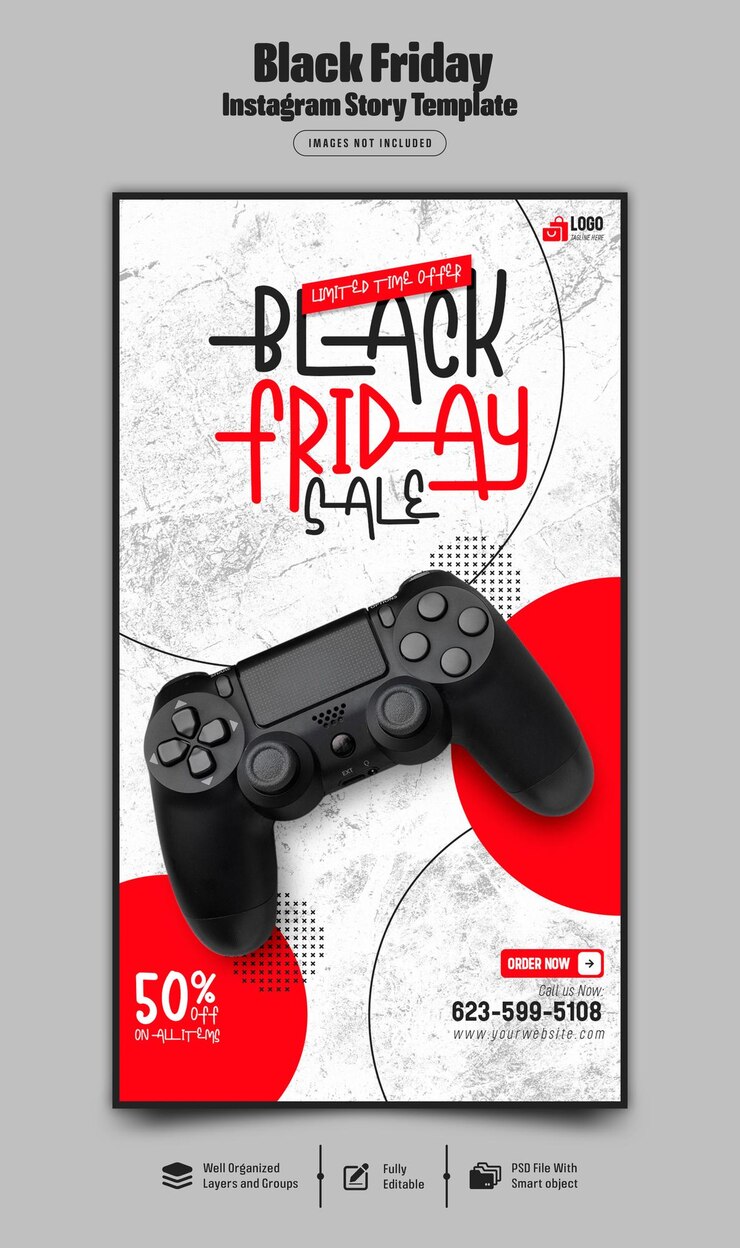 Black Friday Sale Instagram Story Vorlage