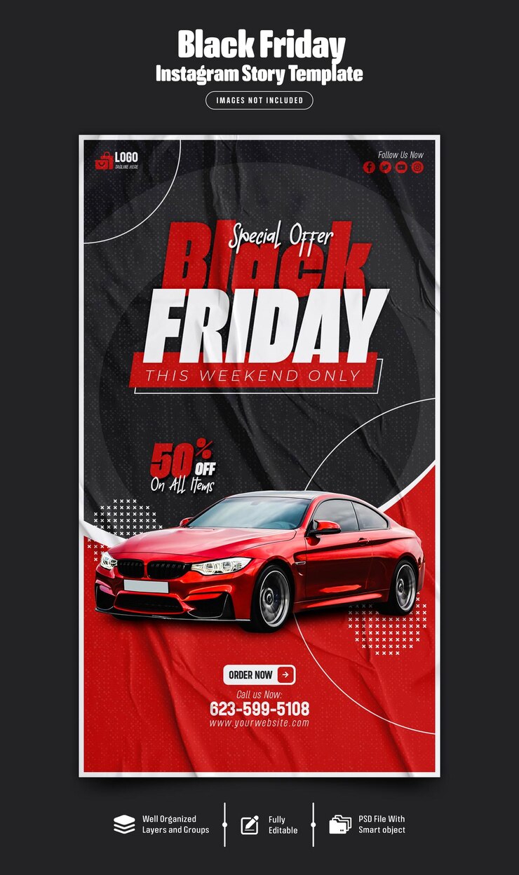 Black Friday Sale Instagram Story Vorlage