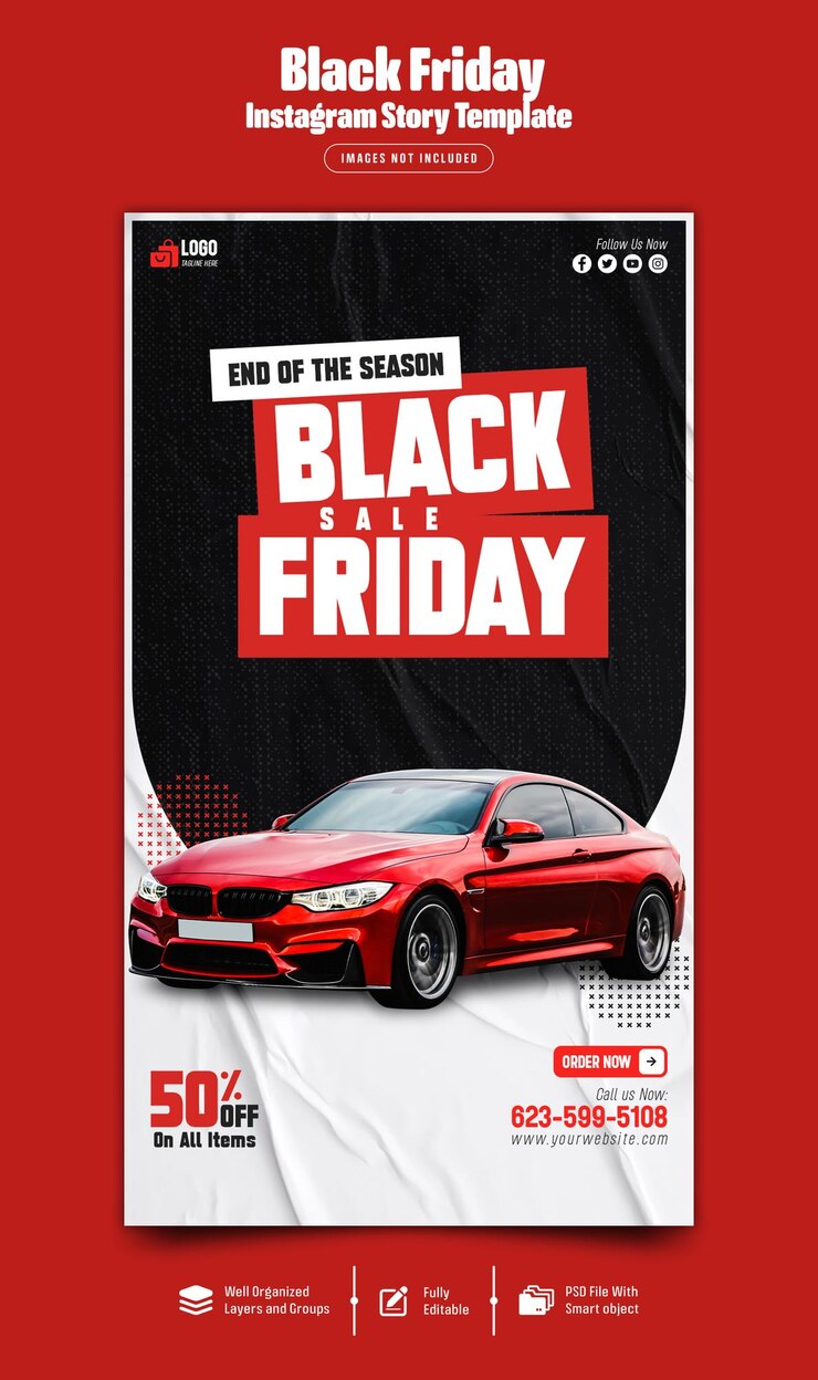 Black Friday Sale Instagram Story Vorlage