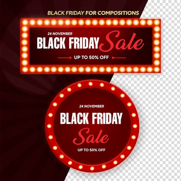 PSD black friday verkaufsbanner psd social media vorlage