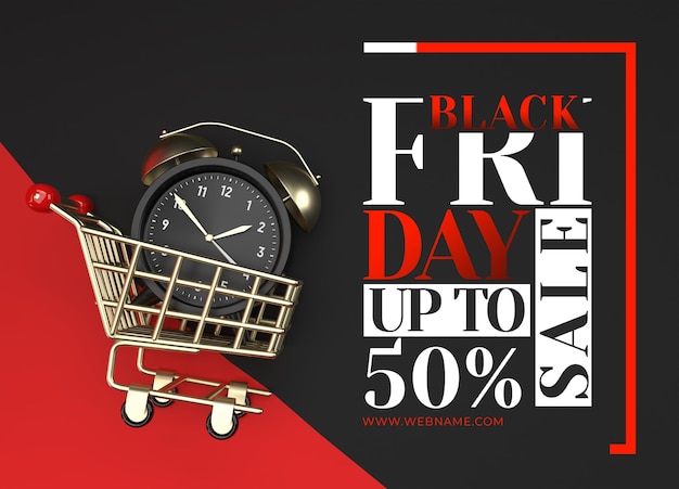 PSD black friday-verkaufsbanner-vorlage